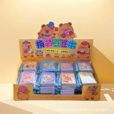 Sổ Sticker Mini 50 Trang Labubu, Capybara, Melody - Nhãn Dán Tô Màu Giá Xả 79k (Giảm 18%) 10