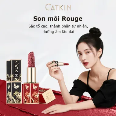 Son Kem Lì CATKIN Lâu Dài 12H Không Sắc Tố Cao Kết - Rouge Khắc Son Môi Giá Cực Sốc 119.900đ 2 Son Kem Lì CATKIN Lâu Dài 12H Không Sắc Tố Cao Kết - Rouge Khắc Son Môi Giá Cực Sốc 119.900đ 2