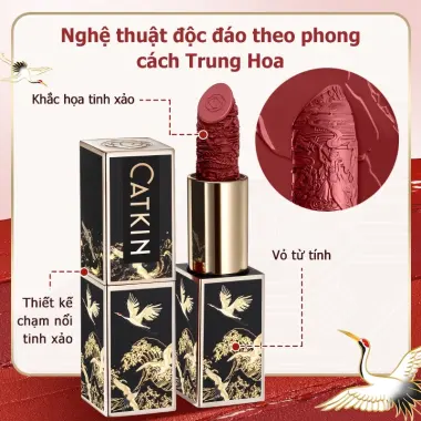 Son Kem Lì CATKIN Lâu Dài 12H Không Sắc Tố Cao Kết - Rouge Khắc Son Môi Giá Cực Sốc 119.900đ 7 Son Kem Lì CATKIN Lâu Dài 12H Không Sắc Tố Cao Kết - Rouge Khắc Son Môi Giá Cực Sốc 119.900đ 7