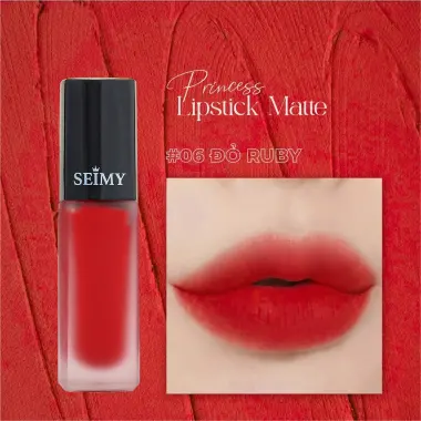 Son kem lì Seimy - Princess Lipstick Matte 5g 15 Son kem lì Seimy - Princess Lipstick Matte 5g 15