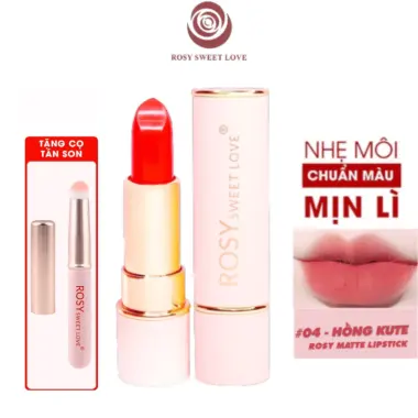Son Lì Rosy Sweet Love Màu Hồng Kute Giá Chỉ 130k - Thỏi Son Chính Hãng Giảm 20% 2 Son Lì Rosy Sweet Love Màu Hồng Kute Giá Chỉ 130k - Thỏi Son Chính Hãng Giảm 20% 2