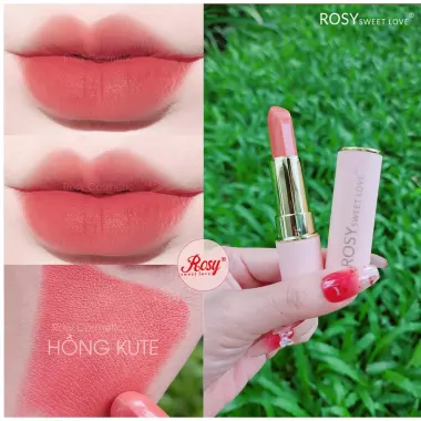 Son Lì Rosy Sweet Love Màu Hồng Kute Giá Chỉ 130k - Thỏi Son Chính Hãng Giảm 20% 6 Son Lì Rosy Sweet Love Màu Hồng Kute Giá Chỉ 130k - Thỏi Son Chính Hãng Giảm 20% 6