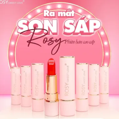 Son Lì Rosy Sweet Love Màu Hồng Kute Giá Chỉ 130k - Thỏi Son Chính Hãng Giảm 20% 9 Son Lì Rosy Sweet Love Màu Hồng Kute Giá Chỉ 130k - Thỏi Son Chính Hãng Giảm 20% 9