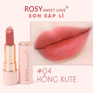 Son Lì Rosy Sweet Love Màu Hồng Kute Giá Chỉ 130k - Thỏi Son Chính Hãng Giảm 20% 13 Son Lì Rosy Sweet Love Màu Hồng Kute Giá Chỉ 130k - Thỏi Son Chính Hãng Giảm 20% 13