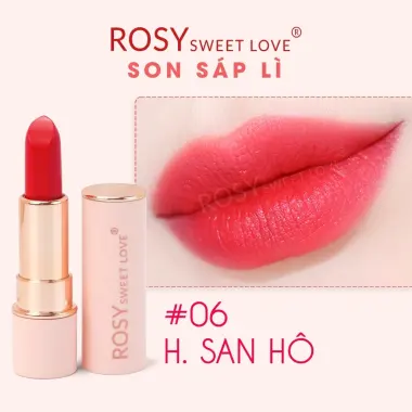 Son Lì Rosy Sweet Love Màu Hồng Kute Giá Chỉ 130k - Thỏi Son Chính Hãng Giảm 20% 15 Son Lì Rosy Sweet Love Màu Hồng Kute Giá Chỉ 130k - Thỏi Son Chính Hãng Giảm 20% 15