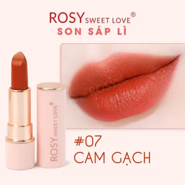 Son Lì Rosy Sweet Love Màu Hồng Kute Giá Chỉ 130k - Thỏi Son Chính Hãng Giảm 20% 16 Son Lì Rosy Sweet Love Màu Hồng Kute Giá Chỉ 130k - Thỏi Son Chính Hãng Giảm 20% 16