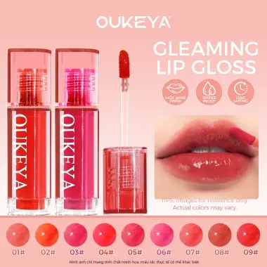 Son Môi Gloss Tint OUKEYA - Bền Màu, Cấp Ẩm, Giá Chỉ 72000đ 2 Son Môi Gloss Tint OUKEYA - Bền Màu, Cấp Ẩm, Giá Chỉ 72000đ 2