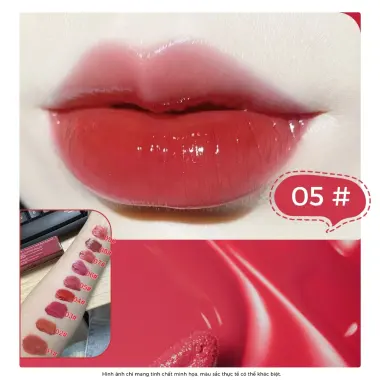 Son Môi Gloss Tint OUKEYA - Bền Màu, Cấp Ẩm, Giá Chỉ 72000đ 14 Son Môi Gloss Tint OUKEYA - Bền Màu, Cấp Ẩm, Giá Chỉ 72000đ 14