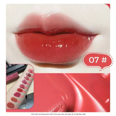 Son Môi Gloss Tint OUKEYA - Bền Màu, Cấp Ẩm, Giá Chỉ 72000đ 16 Son Môi Gloss Tint OUKEYA - Bền Màu, Cấp Ẩm, Giá Chỉ 72000đ 16
