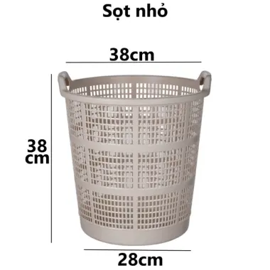 Sọt Nhựa Caro Tròn VIỆT NHẬT - Lưới Thoáng Khí, Đựng Quần Áo, Đồ Chơi, Rác - Giá Chỉ 45k! 2 Sọt Nhựa Caro Tròn VIỆT NHẬT - Lưới Thoáng Khí, Đựng Quần Áo, Đồ Chơi, Rác - Giá Chỉ 45k! 2