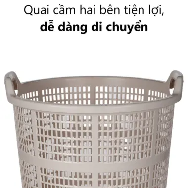 Sọt Nhựa Caro Tròn VIỆT NHẬT - Lưới Thoáng Khí, Đựng Quần Áo, Đồ Chơi, Rác - Giá Chỉ 45k! 4 Sọt Nhựa Caro Tròn VIỆT NHẬT - Lưới Thoáng Khí, Đựng Quần Áo, Đồ Chơi, Rác - Giá Chỉ 45k! 4