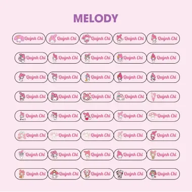 Sticker In Tên Bé Học Tập - Dán Dễ, Không Bay Màu, Giá Chỉ 27k/Set 100c 6