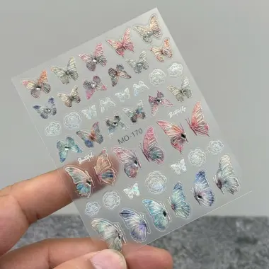 Sticker Lụa 5D Cao Cấp Đính Đá - Phụ Kiện Trang Trí Giá Rẻ Chỉ 8900đ 10