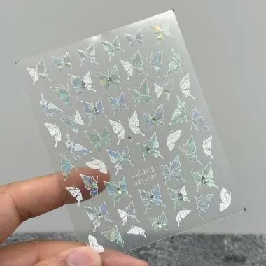 Sticker Lụa 5D Cao Cấp Đính Đá - Phụ Kiện Trang Trí Giá Rẻ Chỉ 8900đ 12