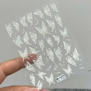Sticker Lụa 5D Cao Cấp Đính Đá - Phụ Kiện Trang Trí Giá Rẻ Chỉ 8900đ 13