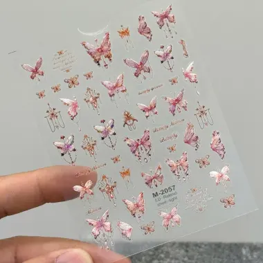 Sticker Lụa 5D Cao Cấp Đính Đá - Phụ Kiện Trang Trí Giá Rẻ Chỉ 8900đ 16