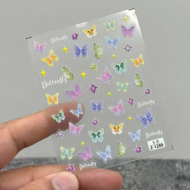 Sticker Lụa 5D Cao Cấp Đính Đá - Phụ Kiện Trang Trí Giá Rẻ Chỉ 8900đ 27