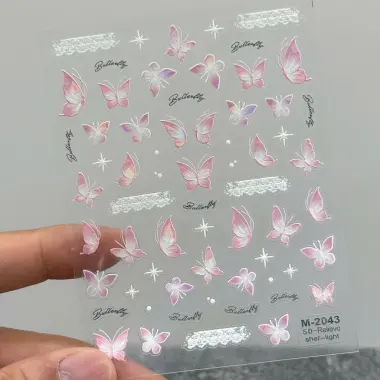 Sticker Lụa 5D Cao Cấp Đính Đá - Phụ Kiện Trang Trí Giá Rẻ Chỉ 8900đ 29