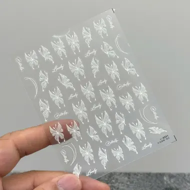 Sticker Lụa 5D Cao Cấp Đính Đá - Phụ Kiện Trang Trí Giá Rẻ Chỉ 8900đ 30