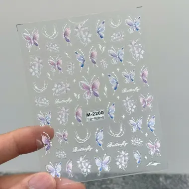 Sticker Lụa 5D Cao Cấp Đính Đá - Phụ Kiện Trang Trí Giá Rẻ Chỉ 8900đ 31