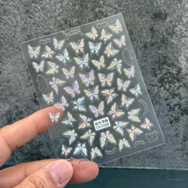Sticker Lụa 5D Cao Cấp Đính Đá - Phụ Kiện Trang Trí Giá Rẻ Chỉ 8900đ 32