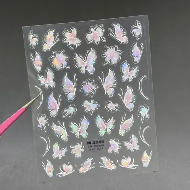 Sticker Lụa 5D Cao Cấp Đính Đá - Phụ Kiện Trang Trí Giá Rẻ Chỉ 8900đ 35