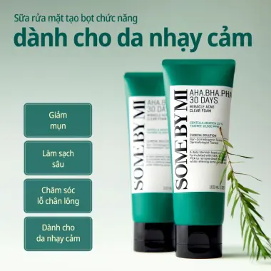 Sữa Rửa Mặt Trị Mụn AHA BHA PHA Cho Da Dầu Nhạy Cảm - Giảm 22% Chỉ 154k 5 Sữa Rửa Mặt Trị Mụn AHA BHA PHA Cho Da Dầu Nhạy Cảm - Giảm 22% Chỉ 154k 5