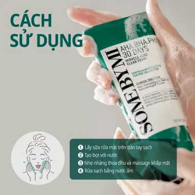 Sữa Rửa Mặt Trị Mụn AHA BHA PHA Cho Da Dầu Nhạy Cảm - Giảm 22% Chỉ 154k 6 Sữa Rửa Mặt Trị Mụn AHA BHA PHA Cho Da Dầu Nhạy Cảm - Giảm 22% Chỉ 154k 6