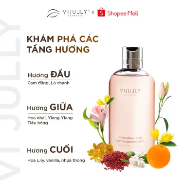 Sữa Tắm Dưỡng Da Vi Jully 350ml Giá CỰC SỐC - Bitter Orange & Lily - Giảm Từ 198k Còn 160k 5