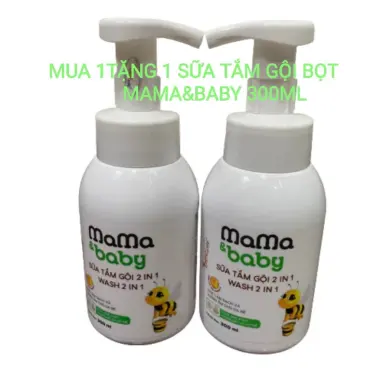 Sữa Tắm Gội 2in1 Mama & Baby Dạng Bọt 300ml Tặng 1 Hàng Chính Hãng Giá Rẻ 3 Sữa Tắm Gội 2in1 Mama & Baby Dạng Bọt 300ml Tặng 1 Hàng Chính Hãng Giá Rẻ 3