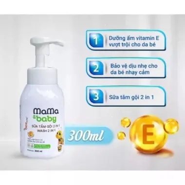 Sữa Tắm Gội 2in1 Mama & Baby Dạng Bọt 300ml Tặng 1 Hàng Chính Hãng Giá Rẻ 8 Sữa Tắm Gội 2in1 Mama & Baby Dạng Bọt 300ml Tặng 1 Hàng Chính Hãng Giá Rẻ 8