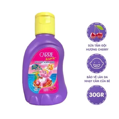 Sữa Tắm Gội Cho Bé Carrie Junior 30g - Giá Rẻ 19.000đ, Khuyến Mãi Từ 24.510đ 6 Sữa Tắm Gội Cho Bé Carrie Junior 30g - Giá Rẻ 19.000đ, Khuyến Mãi Từ 24.510đ 6