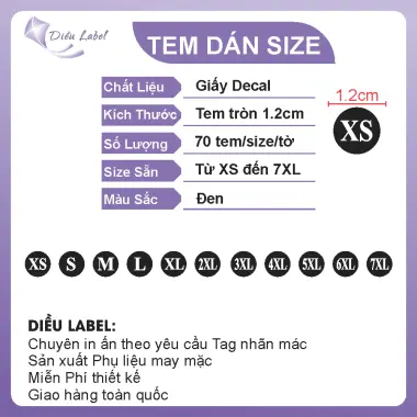 Tem Dán Size Quần Áo Chất Lượng Cao - 70 Miếng Dán Decal Giá Rẻ Chỉ 2920đ 3 Tem Dán Size Quần Áo Chất Lượng Cao - 70 Miếng Dán Decal Giá Rẻ Chỉ 2920đ 3