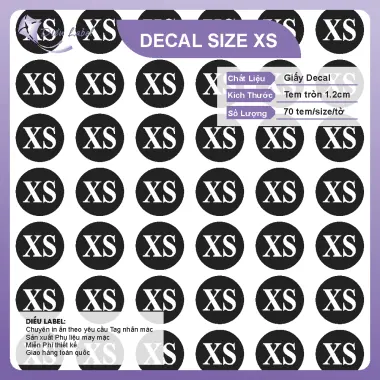 Tem Dán Size Quần Áo Chất Lượng Cao - 70 Miếng Dán Decal Giá Rẻ Chỉ 2920đ 11 Tem Dán Size Quần Áo Chất Lượng Cao - 70 Miếng Dán Decal Giá Rẻ Chỉ 2920đ 11