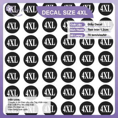 Tem Dán Size Quần Áo Chất Lượng Cao - 70 Miếng Dán Decal Giá Rẻ Chỉ 2920đ 18 Tem Dán Size Quần Áo Chất Lượng Cao - 70 Miếng Dán Decal Giá Rẻ Chỉ 2920đ 18