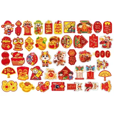 Tết Decor - 50 Tag 2 Mặt Dây Treo Trang Trí Giảm Giá Cực Sấu Chỉ 17.900! 1 Tết Decor - 50 Tag 2 Mặt Dây Treo Trang Trí Giảm Giá Cực Sấu Chỉ 17.900! 1
