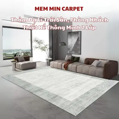 Thảm Dạ Lì Decor Phòng Khách 1m6x2m3, 2mx3m - Giảm 58.8K, Chỉ 280K 2 Thảm Dạ Lì Decor Phòng Khách 1m6x2m3, 2mx3m - Giảm 58.8K, Chỉ 280K 2