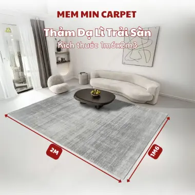 Thảm Dạ Lì Decor Phòng Khách 1m6x2m3, 2mx3m - Giảm 58.8K, Chỉ 280K 3 Thảm Dạ Lì Decor Phòng Khách 1m6x2m3, 2mx3m - Giảm 58.8K, Chỉ 280K 3