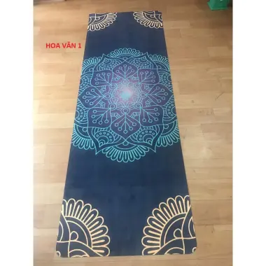 Thảm tập yoga cao su du lịch hoa văn 1.6mm tặng túi đựng - Giá chỉ 349k 2 Thảm tập yoga cao su du lịch hoa văn 1.6mm tặng túi đựng - Giá chỉ 349k 2