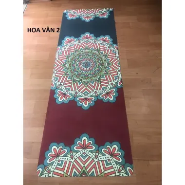 Thảm tập yoga cao su du lịch hoa văn 1.6mm tặng túi đựng - Giá chỉ 349k 3 Thảm tập yoga cao su du lịch hoa văn 1.6mm tặng túi đựng - Giá chỉ 349k 3