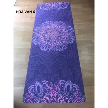 Thảm tập yoga cao su du lịch hoa văn 1.6mm tặng túi đựng - Giá chỉ 349k 5 Thảm tập yoga cao su du lịch hoa văn 1.6mm tặng túi đựng - Giá chỉ 349k 5