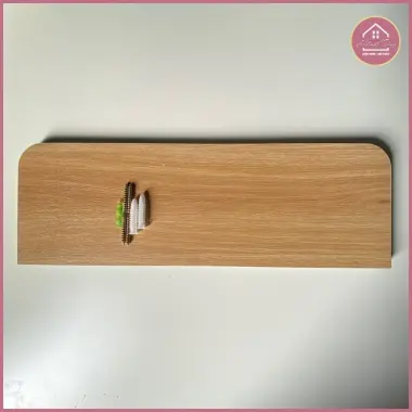 Thanh Gỗ Gắn Tường Bo Cạnh Góc, Kệ Gỗ Gắn Tường Bo Cong Trang Trí Hàng Loại 1- Tặng Kèm Vít Nở Lắp (R20cm - 40, 120cm) 7