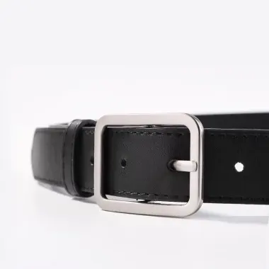 Thắt lưng Unisex Da PU Phong Cách Basic TL001B Màu Đen Giá Shock 50K 5