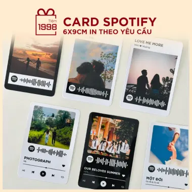 Thẻ Quà Tặng Spotify 6x9cm - Giá Rẻ Chỉ 33000đ | In Cá Nhân Hóa Theo Yêu Cầu 2