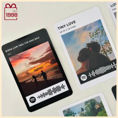 Thẻ Quà Tặng Spotify 6x9cm - Giá Rẻ Chỉ 33000đ | In Cá Nhân Hóa Theo Yêu Cầu 5