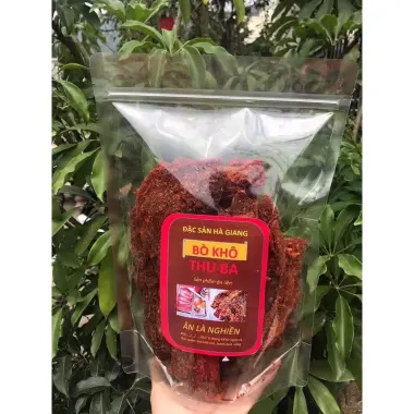 Thịt Bò Khô Miếng THU BA Hà Giang Giảm Giá 330k - Đặc Sản Mả Pì Lèng 500g 3 Thịt Bò Khô Miếng THU BA Hà Giang Giảm Giá 330k - Đặc Sản Mả Pì Lèng 500g 3