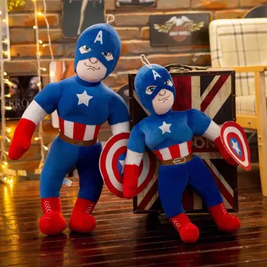 Thú Bông Đội Trưởng Mỹ 65cm Lông Nhung Mịn Giảm Giá 79k - Mua Sỉ CAPTAIN AMERICA 7