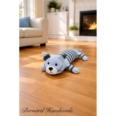 Thú bông thủ công cặp mèo mẹ con len cotton cực cute giá rẻ 164k 3
