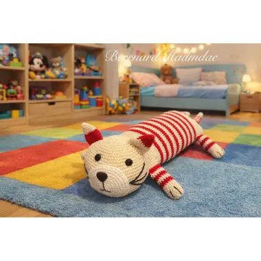 Thú bông thủ công cặp mèo mẹ con len cotton cực cute giá rẻ 164k 6
