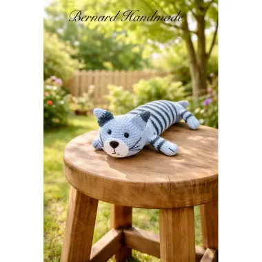 Thú bông thủ công cặp mèo mẹ con len cotton cực cute giá rẻ 164k 8